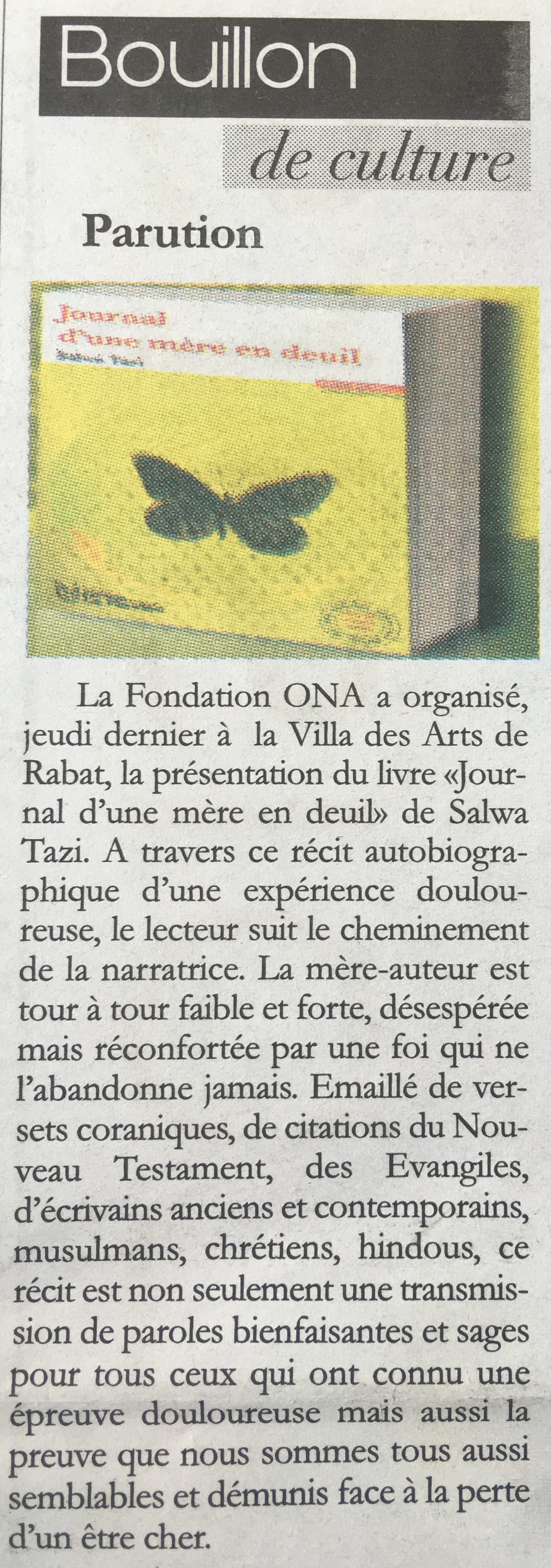 Article Bouillon de culture